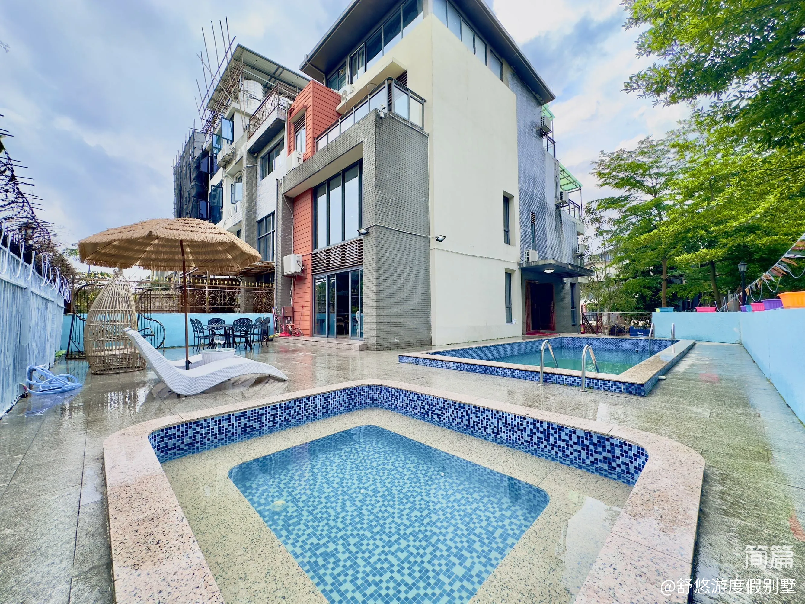 富力泉天下 | 泳池温泉·独k·桌球·海洋8房16床别墅(yql24)